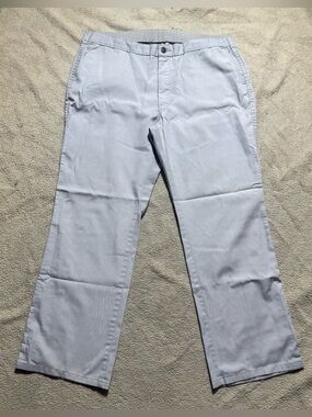 Par Four Pants Mens 36 Gray Straight Chino Golf Stretch Vintage Sportswear 36x29